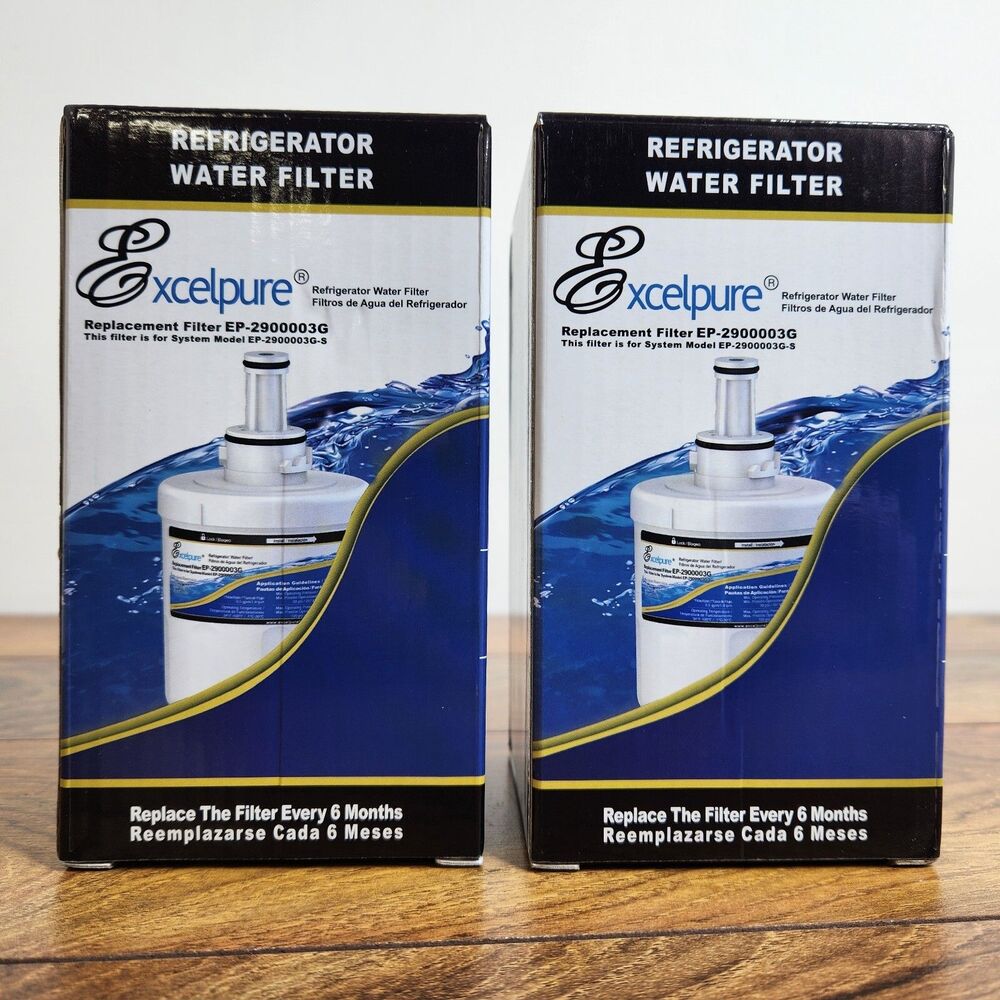 NEW 2 pack Excelpure Ep-2900003G for Samsung Refrigerator Water Filter Filters